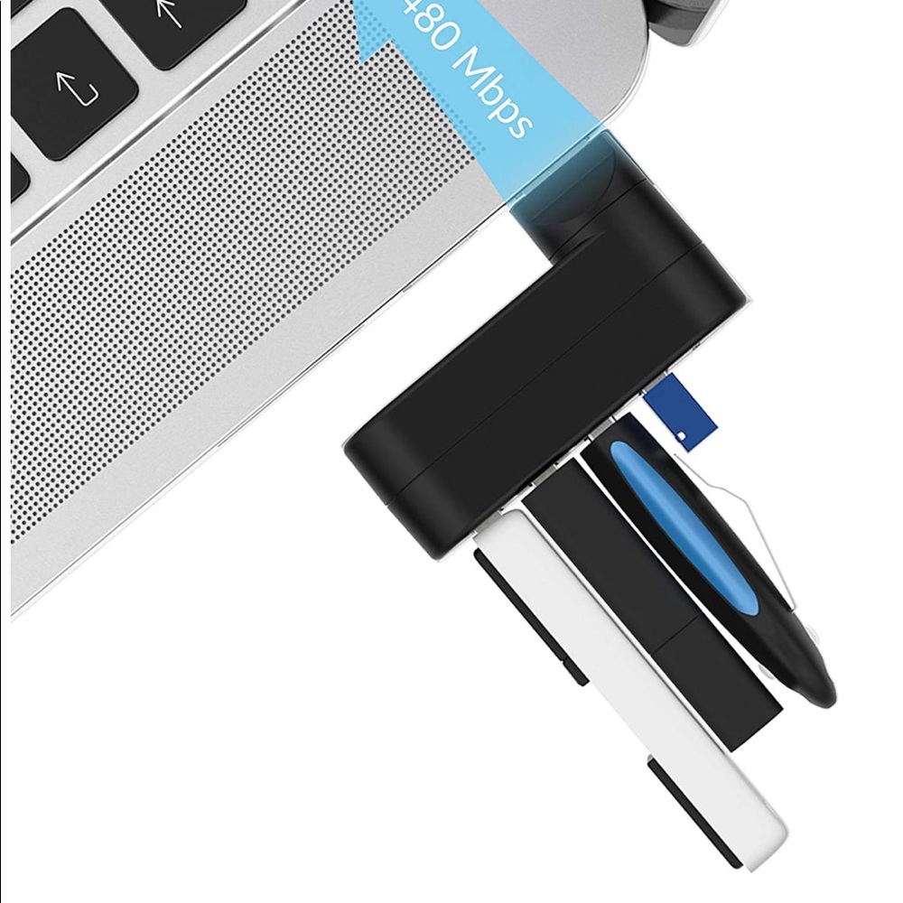 Sabrent 4-Port USB 2.0 Rotatable Hub - Picture 7 of 12